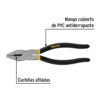 Pinza para electricista 7" mango de PVC, PRETUL
