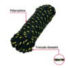 Piola de polipropileno trenzada de 10mm x 15m en madeja