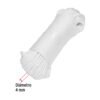 Piola de poliéster diamante de 4mmx30m blanca, madeja, FIERO