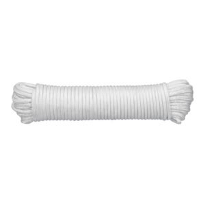 Piola de poliéster diamante de 4mmx15m blanca, madeja, FIERO