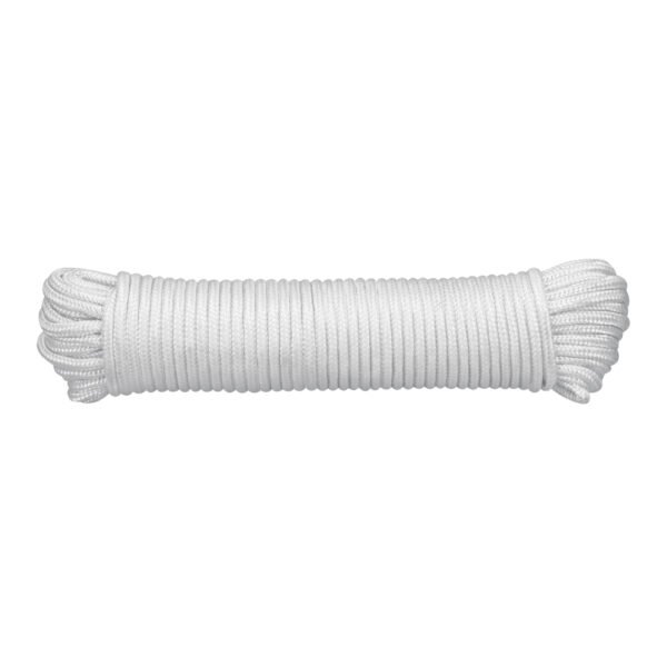 Piola de poliéster diamante de 4mmx15m blanca, madeja, FIERO