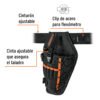Porta taladro de poliéster, 6 compartimentos, TRUPER