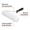 Rodillo para pintar 9 x 3/8" superficies lisas, TRUPER