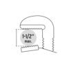 Llave stilson 14" cuerpo de hierro maleable, PRETUL