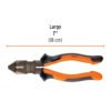 T200-7X+FC2 Pinza electricista 7" uso rudo, alta palanca, Comfort Grip