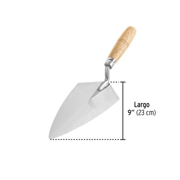CT-6P+FC2 Cuchara para albañil 6" tipo Filadelfia, PRETUL