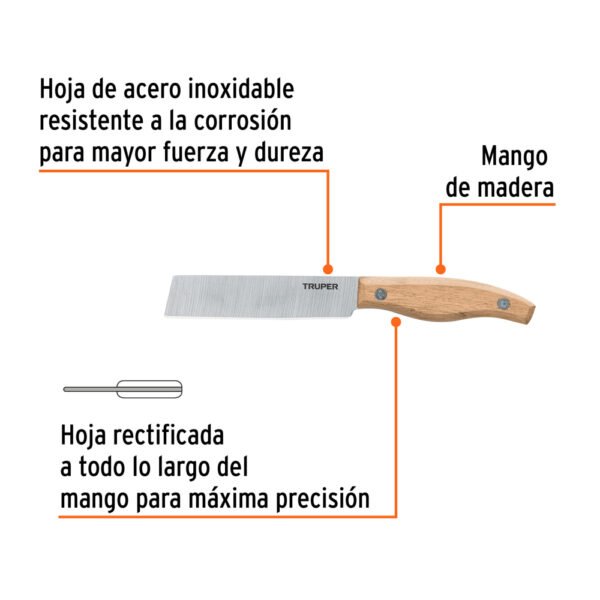 CUEL-6+FC1 Cuchillo 7-1/2" para electricista, TRUPER