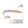CULI-6+FC1 Cuchillo 7" para linóleo, TRUPER