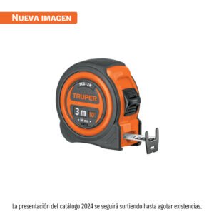Flexómetro compacto contra impactos 5.5 m cinta 25 mm,TRUPER (copia)