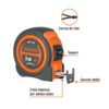 FCG-3M+FC1 Flexómetro compacto contra impactos 5.5 m cinta 25 mm,TRUPER (copia)