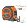 FCG-55M+FC2 Flexómetro compacto contra impactos 5.5 m cinta 25 mm,TRUPER