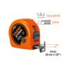FF-7528+FC2 Flexómetro Gripper contra impactos 8 m cinta 25 mm, TRUPER (copia)