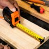 Flexómetro Gripper contra impactos 8 m cinta 25 mm, TRUPER