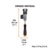 FT-1-1-2+EIND1 Formón 1-1/2" mango Comfort Grip, TRUPER