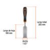 FT-1-1-2+FC2 Formón 1-1/2" mango Comfort Grip, TRUPER