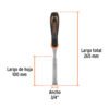 Formón 3/4" mango Comfort Grip, TRUPER