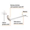 LLAP-12+FC1 Llave 12" para plomero, TRUPER