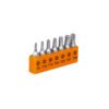 Juego de 7 puntas torx combinadas c/seguro largo 1", EXPERT