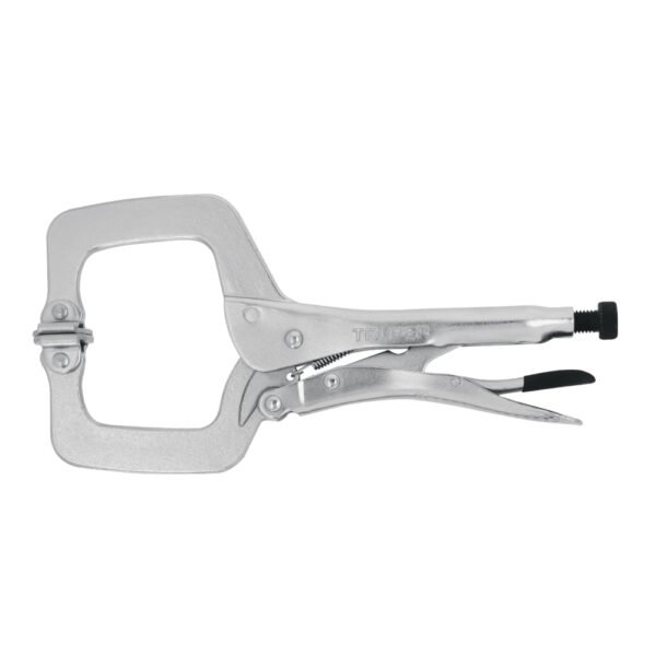 Pinza de presión 11" tipo "C" con mordaza autoajustable