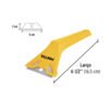 Raspador plástico con cuchilla de 2-3/8", PRETUL