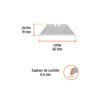 Dispensador con 5 cuchillas para NV-7 y NM-7, TRUPER