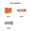 Blíster con 5 cuchillas de repuesto para RASP-3,2,1 y NC-10