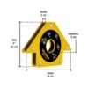 Escuadra magnética para soldar de 4", carga 20 kg, PRETUL